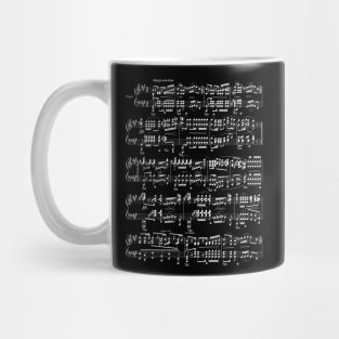 Vintage Sheet Music Musician Piano Mug